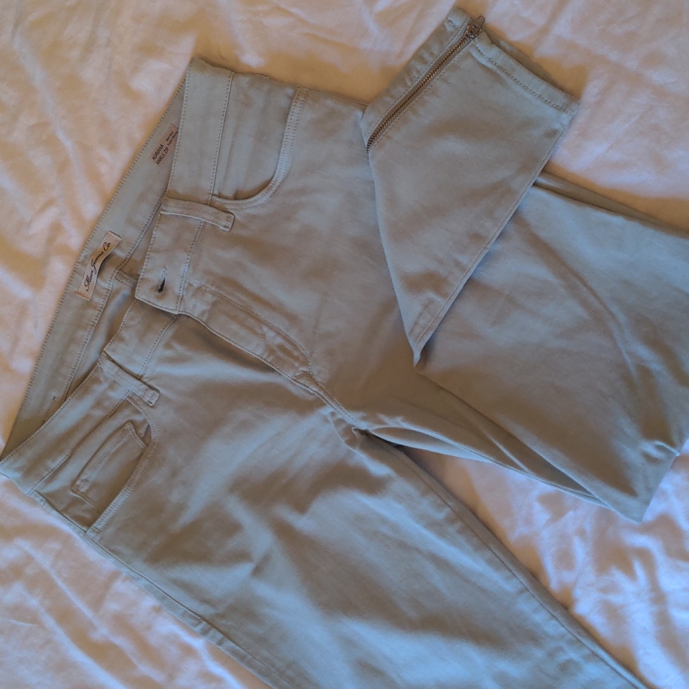 Mavi light blue ankle skinny jeans